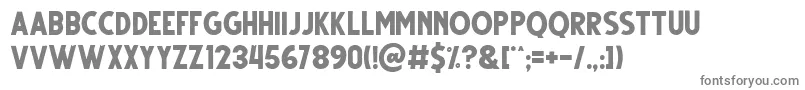 Шрифт Gutter Regular – серые шрифты