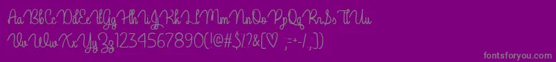 Guys My Age   Font – Gray Fonts on Purple Background