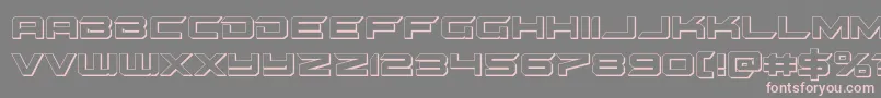 En savoir plus sur la police gypsykiller3d Police gypsykiller3d – polices roses sur fond gris