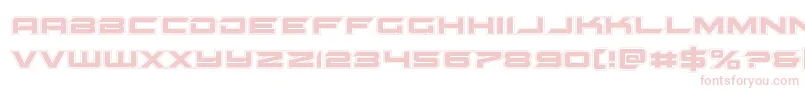 Шрифт gypsykilleracad – розовые шрифты