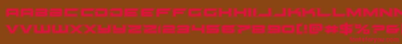 gypsykilleracad Font – Red Fonts on Brown Background