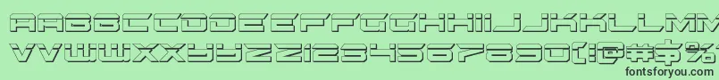 More about gypsykillerbullet Font gypsykillerbullet Font – Black Fonts on Green Background