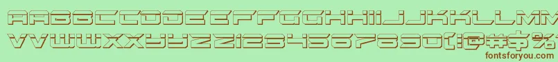 More about gypsykillerbullet Font gypsykillerbullet Font – Brown Fonts on Green Background