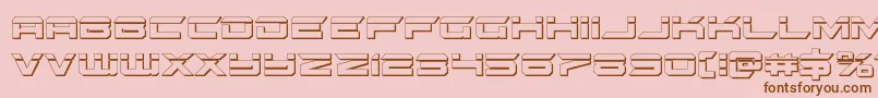 Saiba mais sobre a fonte gypsykillerbullet Fonte gypsykillerbullet – fontes marrons em um fundo rosa