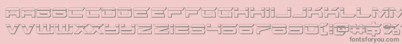 gypsykillerbullet Font – Gray Fonts on Pink Background
