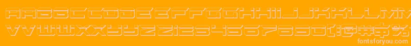gypsykillerbullet Font – Pink Fonts on Orange Background