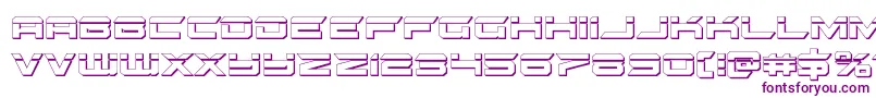 gypsykillerbullet Font – Purple Fonts on White Background
