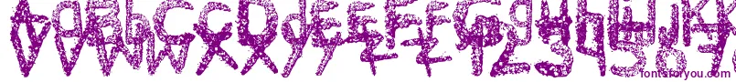 Ke$HanimalMadeByMidnightremedy-fontti – violetit fontit