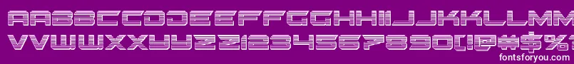 gypsykillerchrome Font – White Fonts on Purple Background