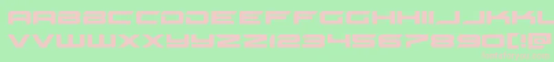 gypsykillerexpand Font – Pink Fonts on Green Background