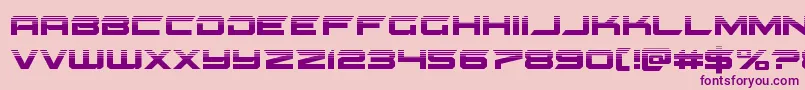 gypsykillerhalf Font – Purple Fonts on Pink Background