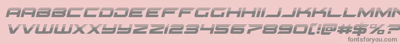 Шрифт gypsykillerhalfital – серые шрифты на розовом фоне