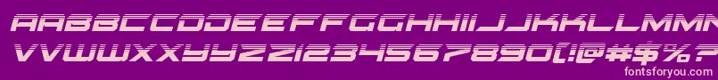 gypsykillerhalfital Font – Pink Fonts on Purple Background