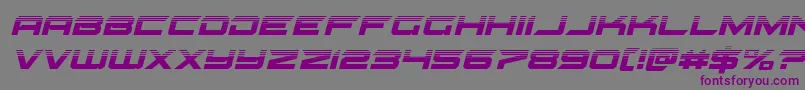 gypsykillerhalfital Font – Purple Fonts on Gray Background