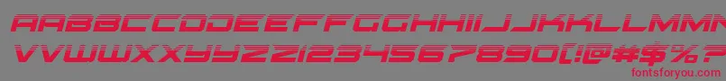 Шрифт gypsykillerhalfital – красные шрифты на сером фоне