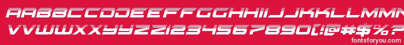 gypsykillerhalfital Font – White Fonts on Red Background