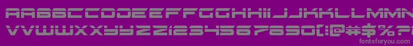 gypsykillerlaser Font – Gray Fonts on Purple Background