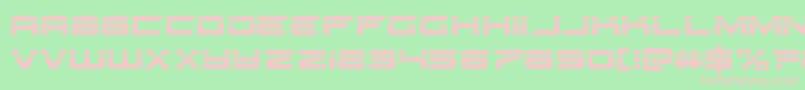 gypsykillerlaser Font – Pink Fonts on Green Background