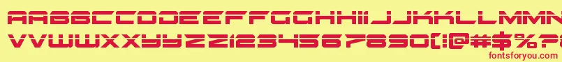 gypsykillerlaser Font – Red Fonts on Yellow Background