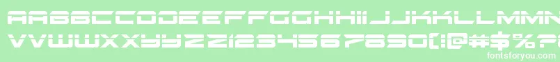 gypsykillerlaser Font – White Fonts on Green Background