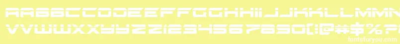 gypsykillerlaser Font – White Fonts on Yellow Background