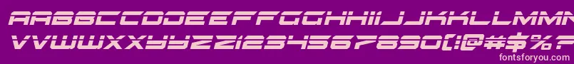 gypsykillerlaserital Font – Pink Fonts on Purple Background