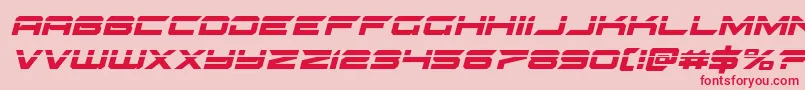 gypsykillerlaserital Font – Red Fonts on Pink Background