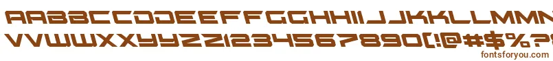 gypsykillerleft-fontti – ruskeat fontit valkoisella taustalla
