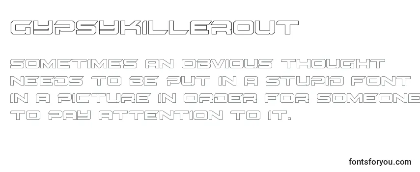 Gypsykillerout (128794) Font