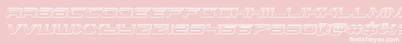 gypsykillerplatital Font – White Fonts on Pink Background