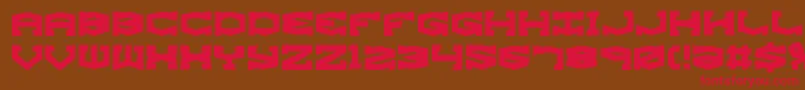 gyroresh Font – Red Fonts on Brown Background