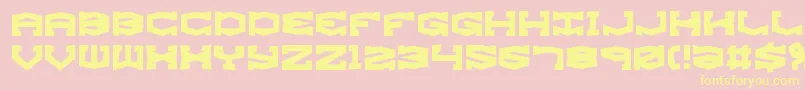 Więcej informacji o czcionce gyroresh Czcionka gyroresh – żółte czcionki na różowym tle