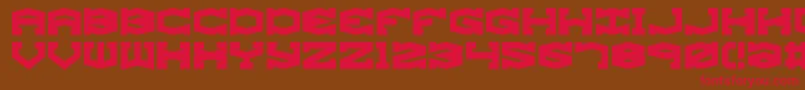 gyrose Font – Red Fonts on Brown Background