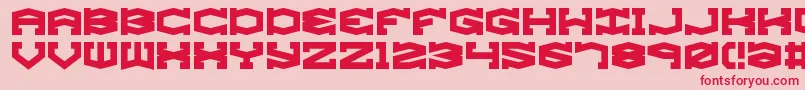 gyrose Font – Red Fonts on Pink Background