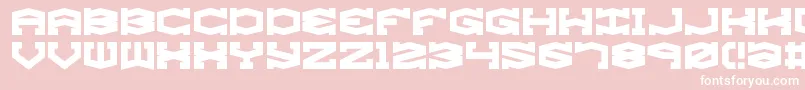 gyrose Font – White Fonts on Pink Background