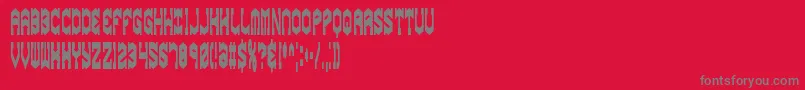 gyrosesq Font – Gray Fonts on Red Background