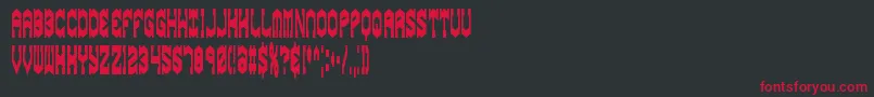 gyrosesq Font – Red Fonts on Black Background