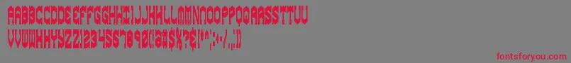 gyrosesq-Schriftart – Rote Schriften auf grauem Hintergrund