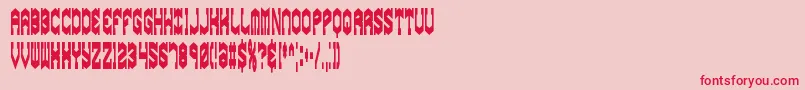 gyrosesq Font – Red Fonts on Pink Background