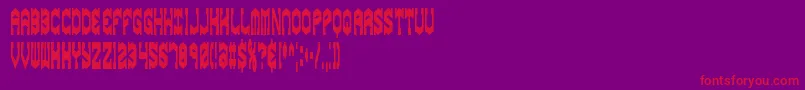 gyrosesq Font – Red Fonts on Purple Background