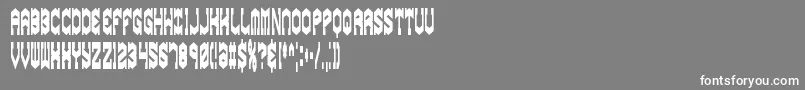 gyrosesq Font – White Fonts on Gray Background