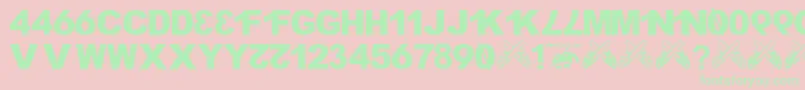 Подробнее о шрифте H4XX0R fontvir us Шрифт H4XX0R fontvir us – зелёные шрифты на розовом фоне