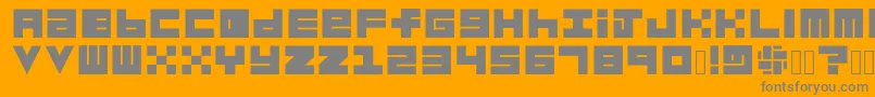 More about Habesha Blocks BLACK Font Habesha Blocks BLACK Font – Gray Fonts on Orange Background