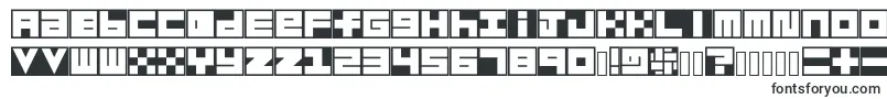 Шрифт Habesha Blocks – квадратные шрифты