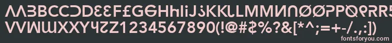 hacka    Font – Pink Fonts on Black Background