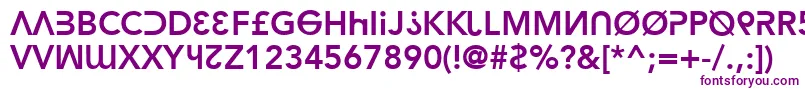 hacka   -Schriftart – Violette Schriften