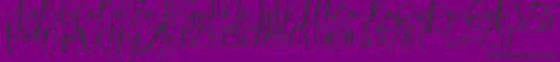 fuente hafizan script – Fuentes Negras Sobre Fondo Morado