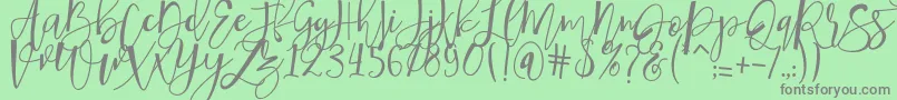 fuente hafizan script – Fuentes Grises Sobre Fondo Verde