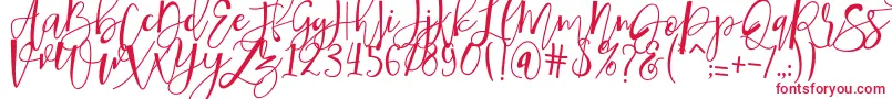 fuente hafizan script – Fuentes Rojas