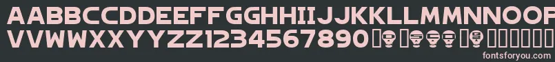 More about HAGANE   Font HAGANE   Font – Pink Fonts on Black Background